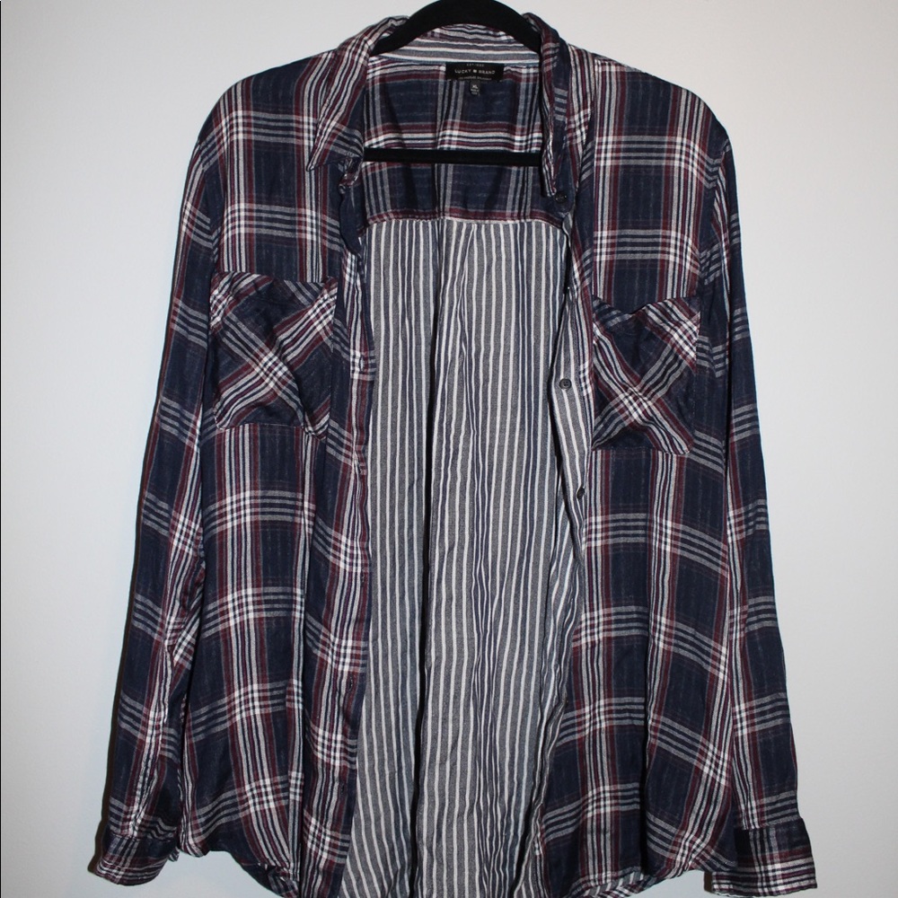 Lucky Brand Flannel Top
